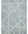 Exquisite Rugs Miami 6791 Area Rug, 6' X 9' In Silver
