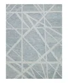Exquisite Rugs Miami 6791 Area Rug, 6' X 9' In Silver/ivory
