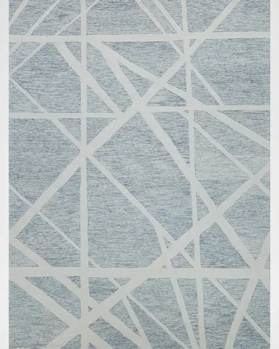 Exquisite Rugs Miami Hand-tufted Silver/ivory Rug, 12' X 15'