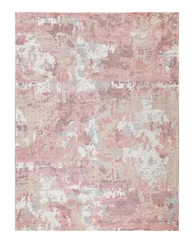 Exquisite Rugs Mineral 5640 Area Rug, 6' X 9' In Slate/pink