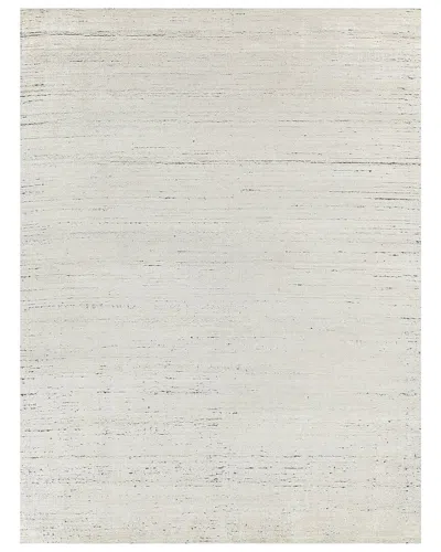 Exquisite Rugs Montero Hand-loomed New Zealand Wool And Pet Yarn Rug In Silver