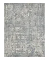 Exquisite Rugs Murano 4029 Area Rug, 6' X 9' In Silver/black