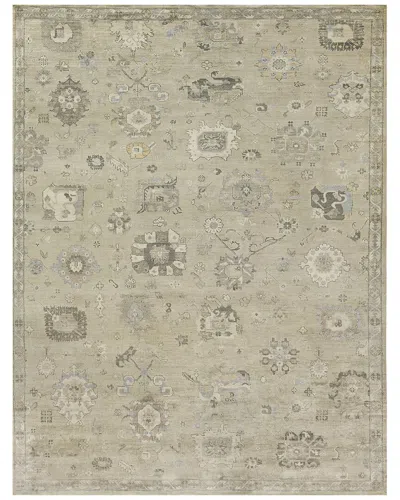 Exquisite Rugs Museum Hand-knotted Bamboo Silk & Cotton Area Rug In Beige