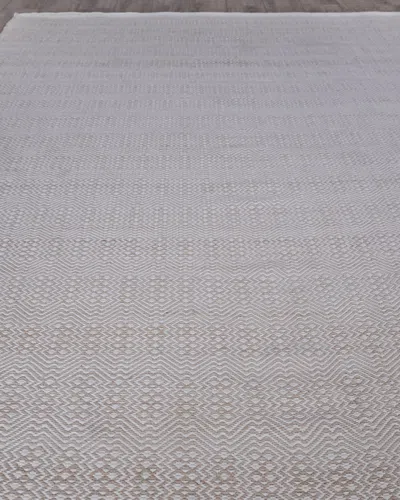 Exquisite Rugs Naomi Indoor/outdoor Flat-weave Rug, 6' X 9' In Gray