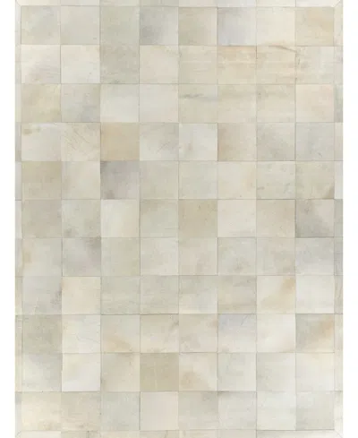 Exquisite Rugs Natural Hide 8264 5'x8' Area Rug In White