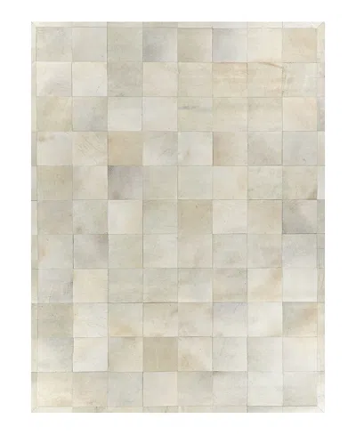 Exquisite Rugs Natural Hide 8264 Area Rug, 5' X 8' In White