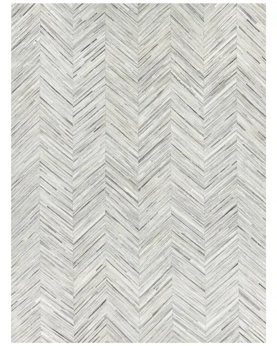 Exquisite Rugs Natural Hide Cowhide Area Rug In Silver