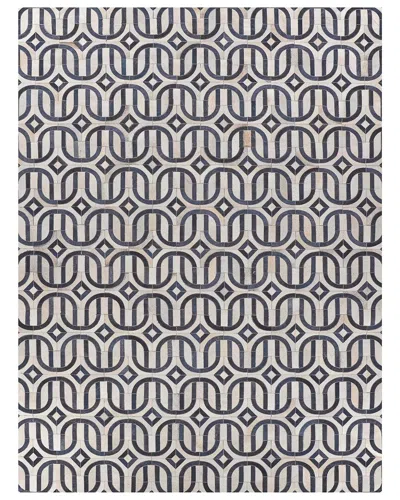 Exquisite Rugs Natural Hide Cowhide Rug In Silver