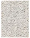Exquisite Rugs Natural Hide Cowhide Rug In White