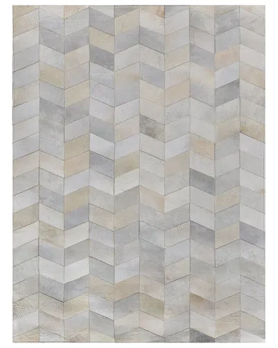 Exquisite Rugs Natural Hide Hand-tufted Rug In Ivory