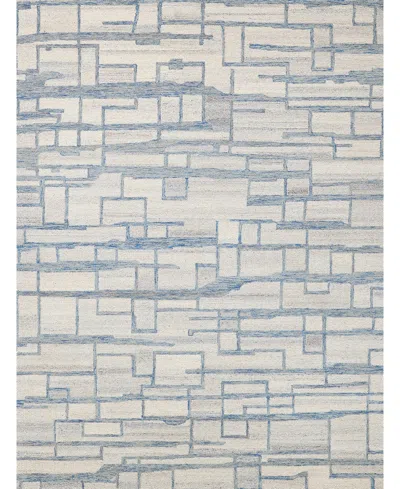 Exquisite Rugs Naturals 6780 6'x9' Area Rug In Blue,ivory
