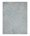 Exquisite Rugs Naturals 6783 Area Rug, 6' X 9' In Blue/ivory