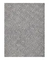 Exquisite Rugs Naturals 6784 Area Rug, 6' X 9' In Charcoal