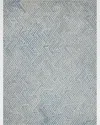 Exquisite Rugs Naturals Hand Tufted Rug In Blue/ivory