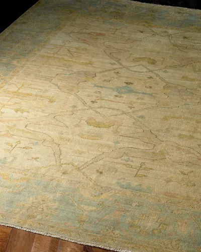 Exquisite Rugs Ocean Light Oushak Rug, 12' X 15'