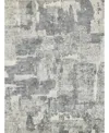 Exquisite Rugs Papyrus 6801 8'x10' Area Rug In Gray