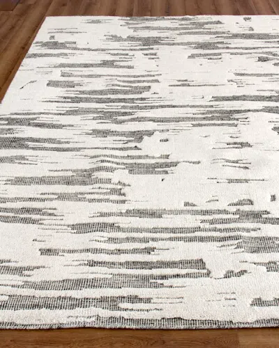 Exquisite Rugs Paradise Hand-loomed Rug, 9' X 12' In Ivory Gray