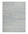 Exquisite Rugs Park City 6838 Area Rug, 8' X 10' In Blue/ivory