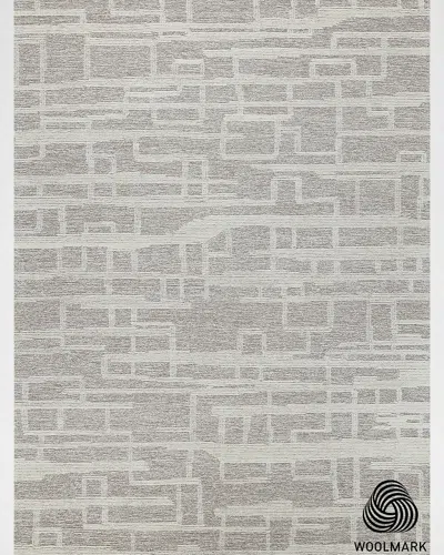 Exquisite Rugs Park City Hand-tufted Beige/ivory Rug, 6' X 9'
