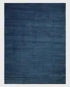 Exquisite Rugs Pavia Hand-loomed Navy Rug, 12' X 15'