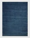 Exquisite Rugs Pavia Hand-loomed Navy Rug, 4' X 6'