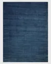 Exquisite Rugs Pavia Hand-loomed Navy Rug, 6' X 9'