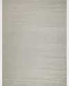 Exquisite Rugs Pavia Hand-loomed Silver Rug, 12' X 15'