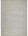 Exquisite Rugs Pavia Hand-loomed Silver Rug, 9' X 12'