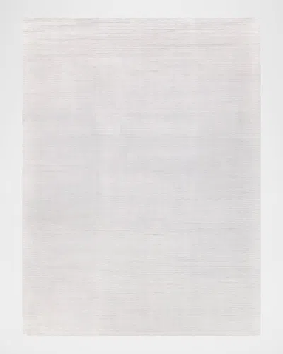 Exquisite Rugs Pavia Hand-loomed White Rug, 4' X 6'