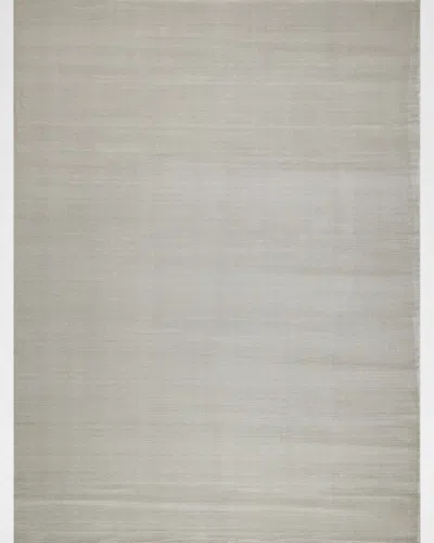 Exquisite Rugs Pavia Hand-loomed Silver Rug, 9 & Apos; X 12 & Apos;