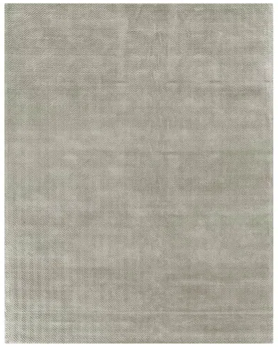 Exquisite Rugs Pavo Hand Loomed Tencel Area Rug In Green