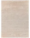 Exquisite Rugs Plush Hand-knotted Bamboo Silk & Mohair Area Rug In Beige