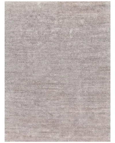 Exquisite Rugs Plush Hand-knotted Bamboo Silk & Mohair Light Area Rug