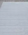 Exquisite Rugs Poff Indoor/outdoor Flat-weave Rug, 9' X 12' In Light Silver