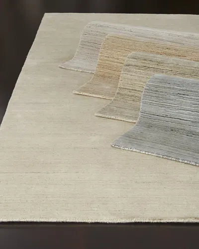 Exquisite Rugs Radford Striated Rug, 8' X 10' In Dark Gray