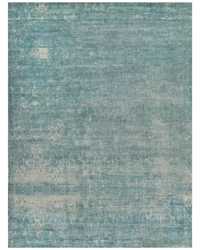 Exquisite Rugs Reflections Hand-loomed Bamboo Silk-blend Rug