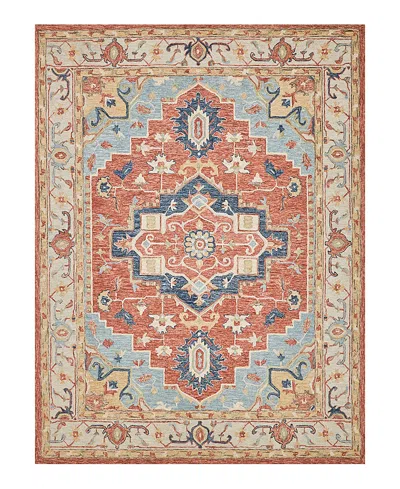 Exquisite Rugs Richmond Serapi 6796 Area Rug, 5' X 8' In Beige,red