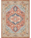 Exquisite Rugs Richmond Serapi 6796 Area Rug, 5' X 8' In Beige,red