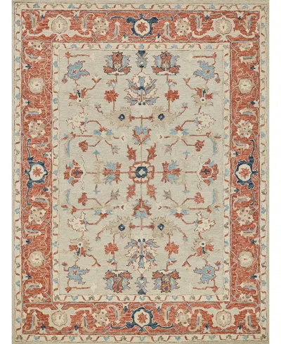 Exquisite Rugs Richmond Serapi 6798 5'x8' Area Rug In Beige,rust