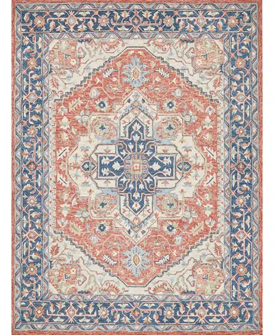Exquisite Rugs Richmond Serapi 6799 5'x8' Area Rug In Red,blue