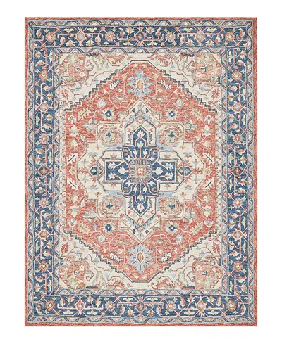 Exquisite Rugs Richmond Serapi 6799 Area Rug, 6' X 9' In Red/ Blue