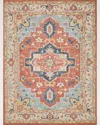 Exquisite Rugs Richmond Serapi Hand-tufted Beige/red Rug, 9' X 12' In Beige/red