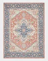 Exquisite Rugs Richmond Serapi Hand-tufted Red/blue Rug, 9' X 12' In Red/blue