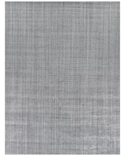 Exquisite Rugs Robin Hand-loomed New Zealand Wool & Bamboo Silk Area Rug In Charcoal