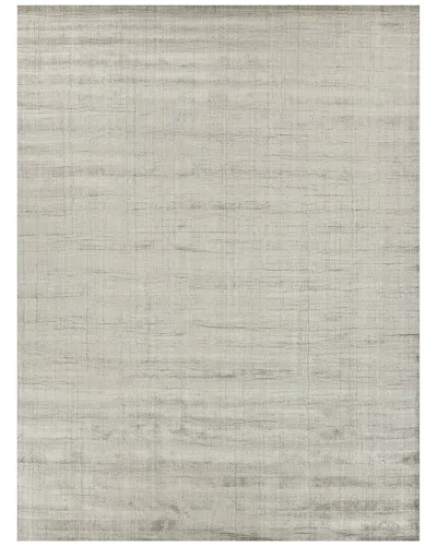 Exquisite Rugs Robin Stripe Hand-loomed New Zealand Wool & Bamboo Silk Area Rug