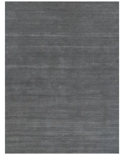Exquisite Rugs Roche Hand-loomed New Zealand Wool Rug In Gray