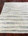 Exquisite Rugs Romon Hand-knotted Rug, 10' X 14' In White/gray