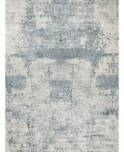 Exquisite Rugs Roset 2540 6'x9' Area Rug In Blue,ivory