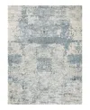 Exquisite Rugs Roset 2540 Area Rug, 6' X 9' In Blue/ Ivor