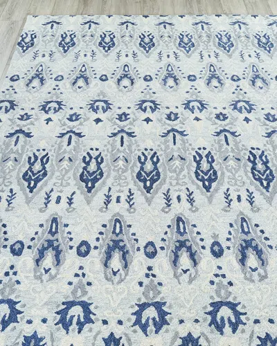 Exquisite Rugs Sansotta Hand-tufted Rug In Blue